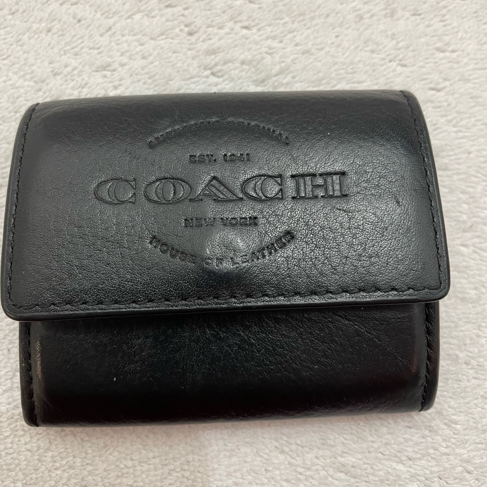 Coach trifold wallet